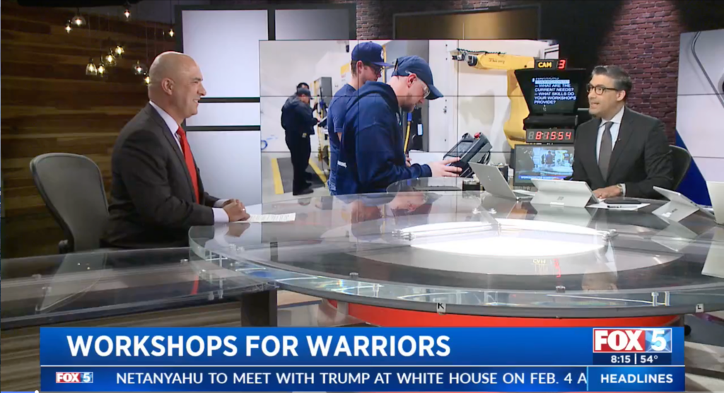 Fox 5 | How Workshops for Warriors is Helping Bridge the Skilled Labor Gap